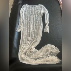 Sheer swimsuit cover